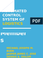 Automated Control System Of: Logistics
