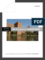 HR Policies of SKMCH&RC - Saad Salman