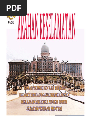 Arahan Keselamatan  PDF