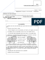 Prueba Acumulativa 1 - Lenguaje2°