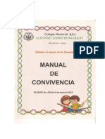 Manual de Convivencia Colegio Nacional Alfonso López Pumarejo de Río de Oro, Cesar