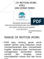 Flip Chart Range of Motion Rom
