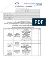 2. ChE Performance Evaluation Form AssessmentbyEmployer