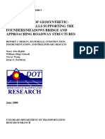 Performance of Geosynthetic-Reinforced Walls Supporting the Founders/Meadows Bridge and Approaching Roadway Structures