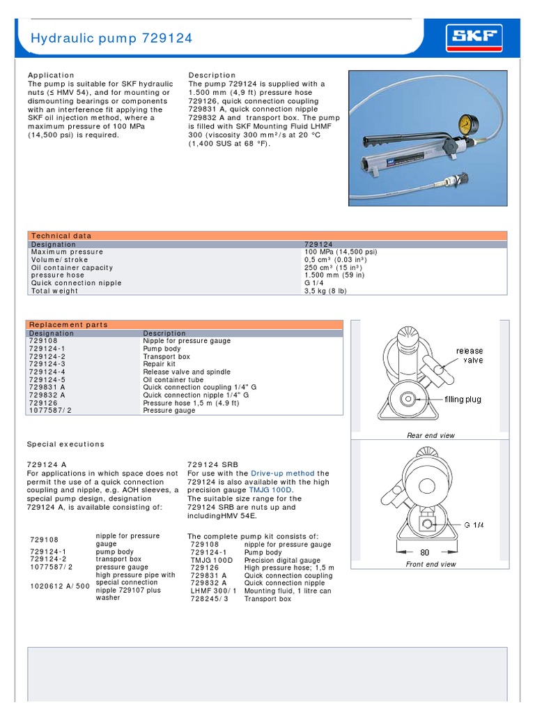 Hydraulic Pump PDF | PDF
