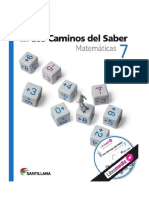 Los Caminos Del Saber Matematicas 7° PDF