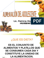 Alimentacion Del Adoslescente-Lic. Patricia Violante