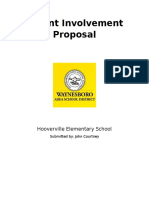 parent involvement proposal