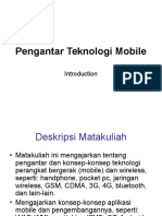 Pengantar Teknologi Mobile