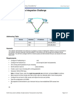 11.6.1.2 Packet Tracer - Skills Integration Challenge Instructions