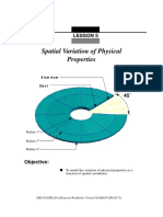 Spatial Variation of Physical Properties: Lesson 5