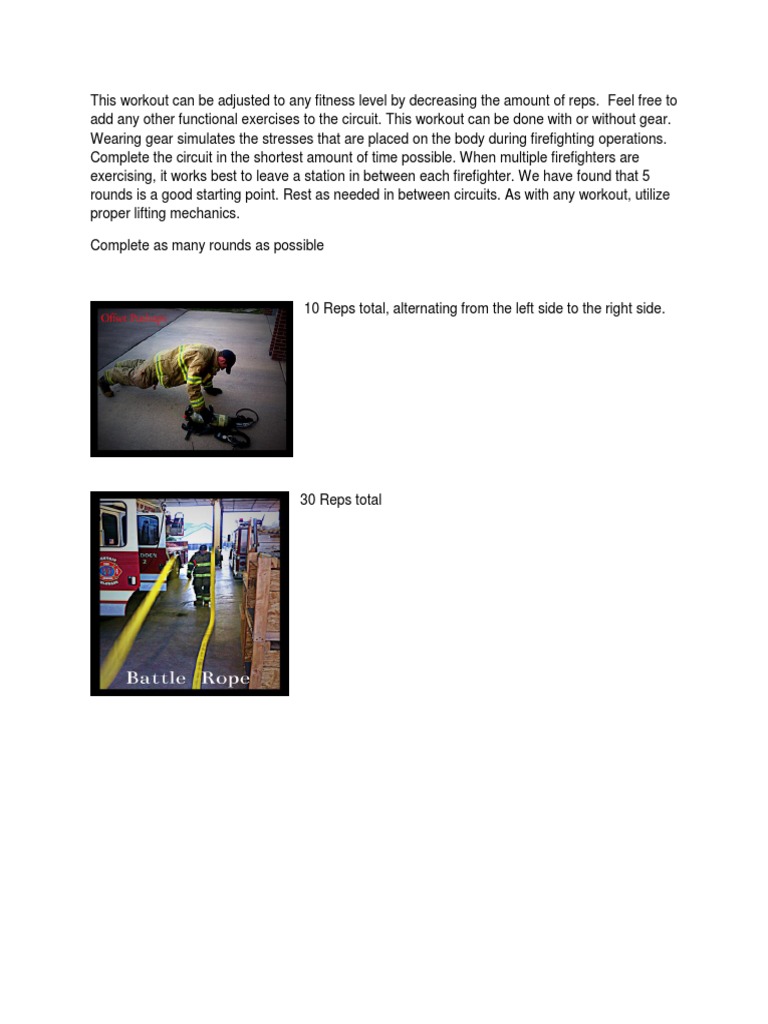 Functional Firefighter Fitness | PDF