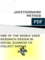 6. Data Collection- Questionnaire