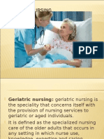 Gerontology