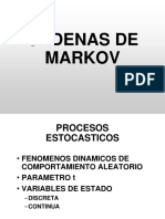 Cadenas de Markov Clases