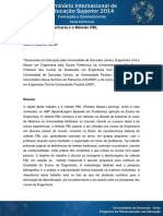 O Ensino de Engenharia e o Método PBL