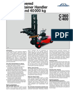 Engine-Powered Laden Container Handler 36 000 KG and 40 000 KG