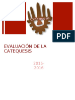 Evaluación Catequesis 2015-2016
