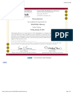 Minnesota Certificate