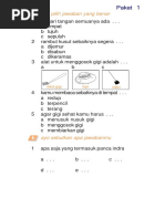 Kumpulan Soal UTS Ganjil IPA Kelas 1 PDF