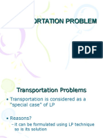 Transportation Problems Solved