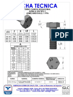 Ficha Tecnica Perno Hexagonal Astm A 394 Tipo 1 PDF