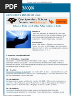 Como Atrair a Atenção de Deus _ MEFIBOSETE ESBOÇOS