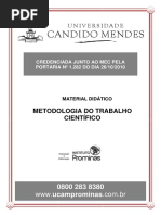 Metodolgia Do Trabalho Cientifico