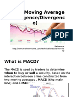 MACD (Moving Average Convergence/Divergenc E) : Reference: SP