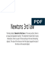 Newtons 3 Law