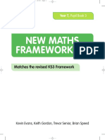 New Maths Frameworking Year 7 Pupil Book 3 