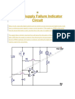 Power Supply Failure Indicator Circuit