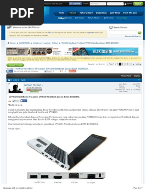 NoteBook Zacate E350_ECOMANI
