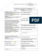 Physical Chemistry Exam