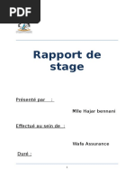 rapport de stage wafa assurance