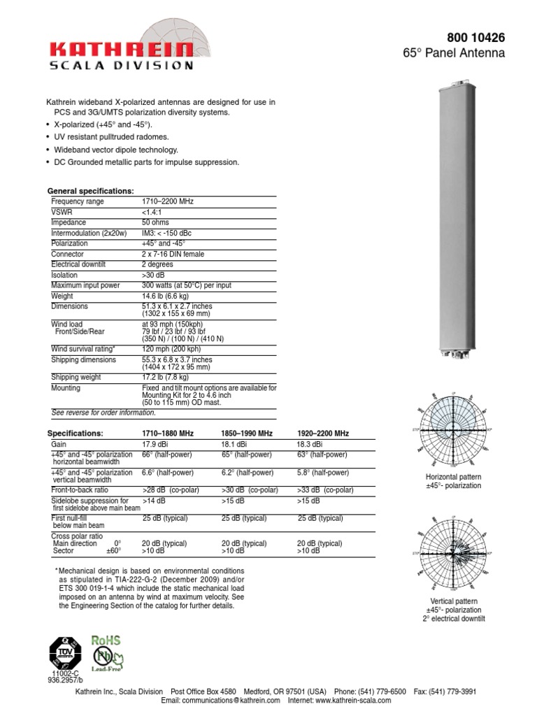 kathrein-800-10426-pdf-antenna-radio-telecommunications-engineering