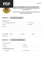 Borang Permohonan Lesen Vokasional (JPJ L8) PDF | PDF