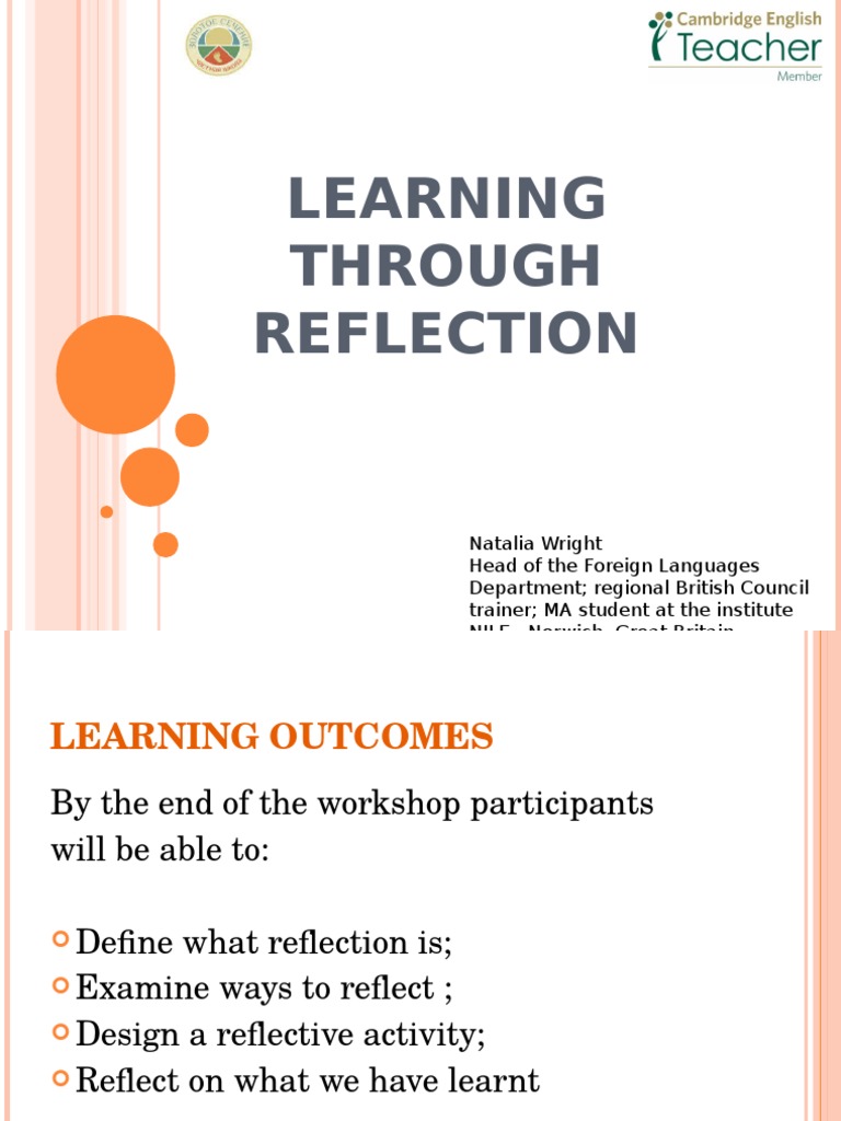 Effective Reflection Strategies for Learning | PDF | Metacognition ...