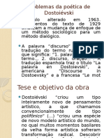 Problemas Da Poetica de Dostoievski