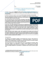 Grand Chamber Judgment Al-Dulimi and Montana Management Inc. v. Switzerland - Freezing of Assets Under UN Security Council Resolution Providing For Sanctions Against Former Iraqi Regime