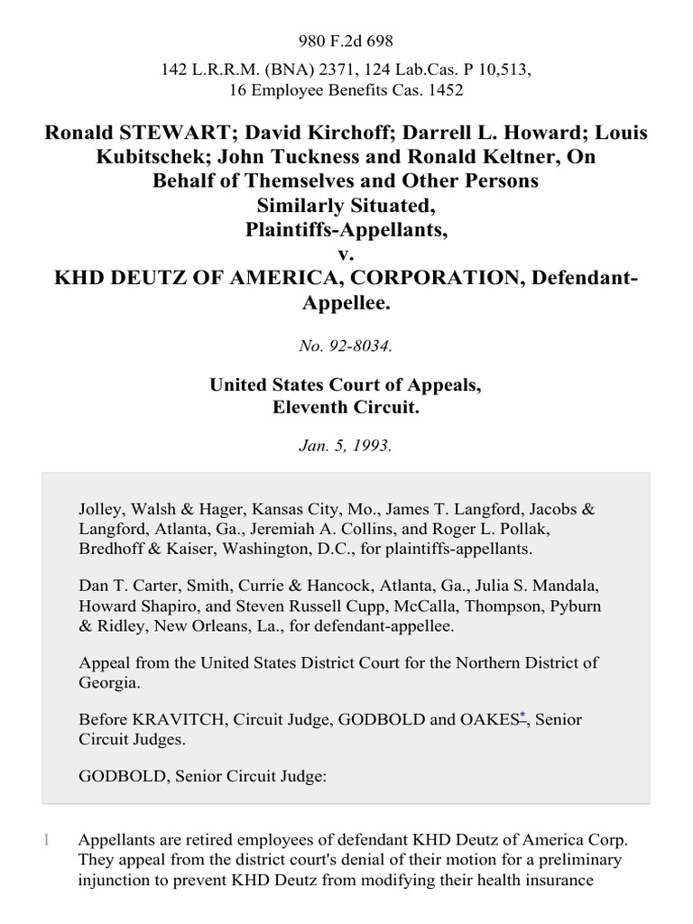 Retirees' Health Benefits Dispute Case | PDF | Supreme Court Of The ...
