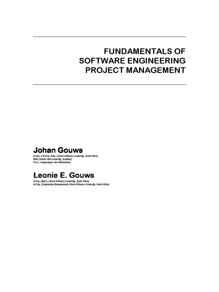 Software Engineering Poject Sample | PDF | Software Development ...