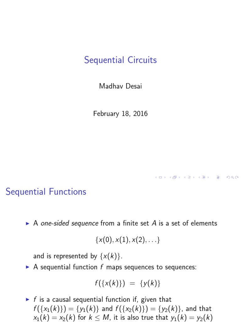 Sequential Circuits | PDF | Electronics | Digital Electronics