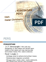 Pers & Kebebasan Pers Bahan 2012hw