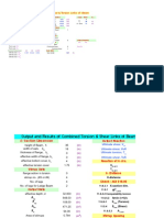 Design For Combined Shear & Torsion Links of Beam: F F P F F