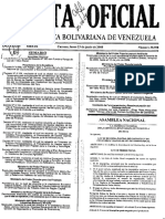 Gaceta Oficial Ley Del Instituto Nacional de Capacitacion Educativa Socialista INCES