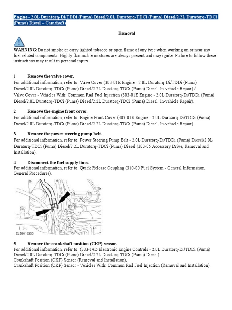 2.2 Duratorque Timing | PDF | Diesel Engine | Engines