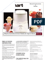 Cuisinart Ice & Sorbette Maker Manual in Spanish Español
