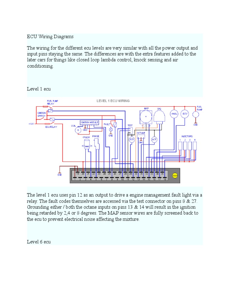 Cosworth ECU Wiring Diagrams | Diode | Components