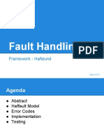 Fault Handling Framework 